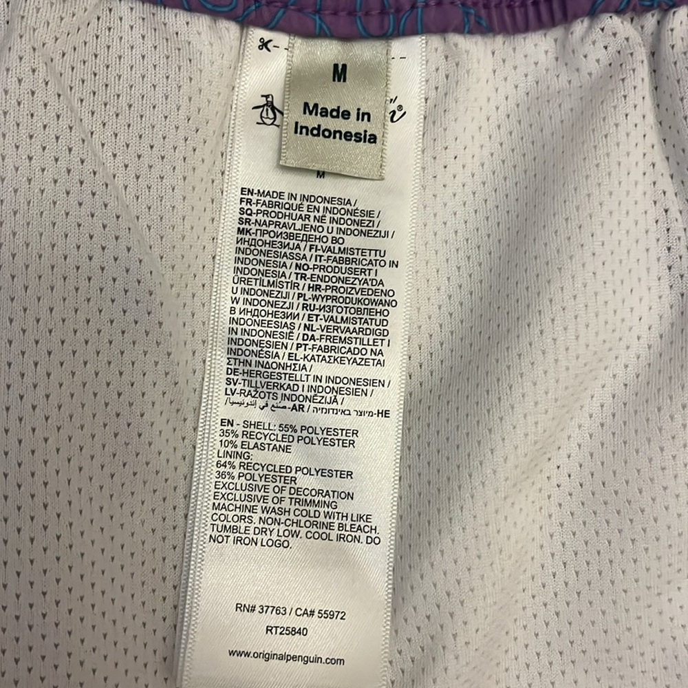 Penguin brand Men’s swim trunks size M NWT Penguin Munsing wear. - Picture 6 of 8